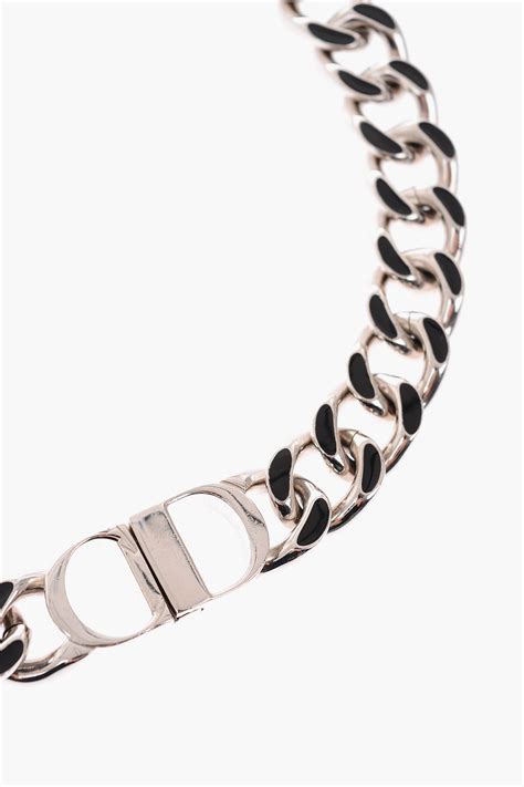 Men's CD Icon Chain Link Necklace 